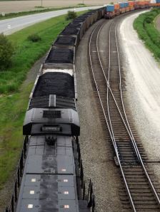 US Thermal Coal passing through Delta for export to foreign markets.