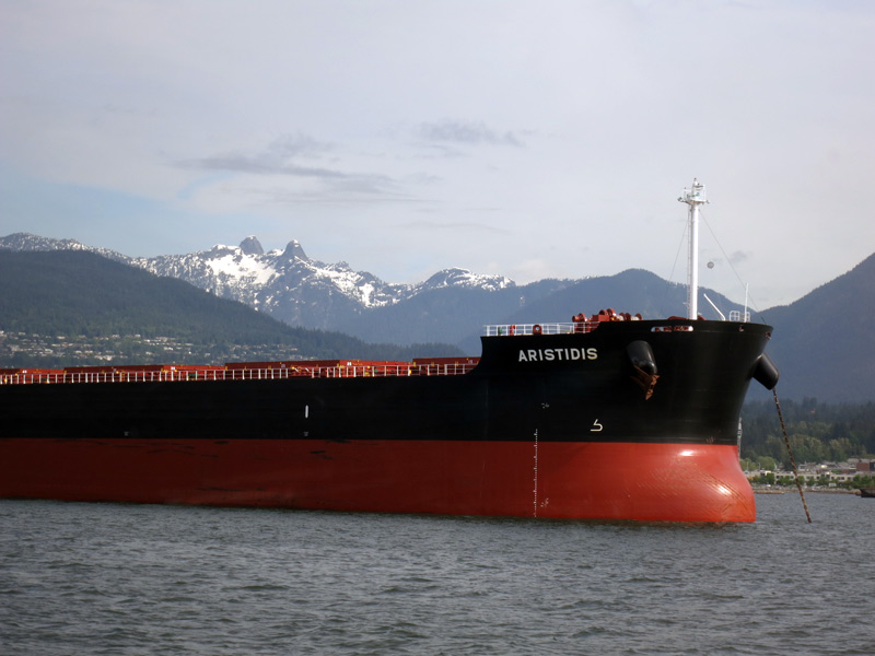 oil tanker from the seabus